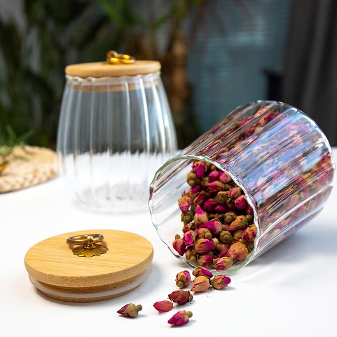Viovian 34oz Decoration Glass Jars - Image 8