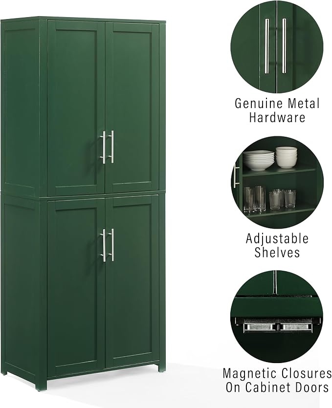 Crosley Furniture Savannah Tall Pantry Storage Cabinet - Image 6