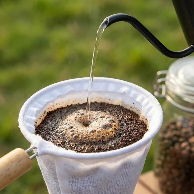 2 Pcs Coffee Strainer Cloth, Flannel Cloth Coffee Filter - Image 5