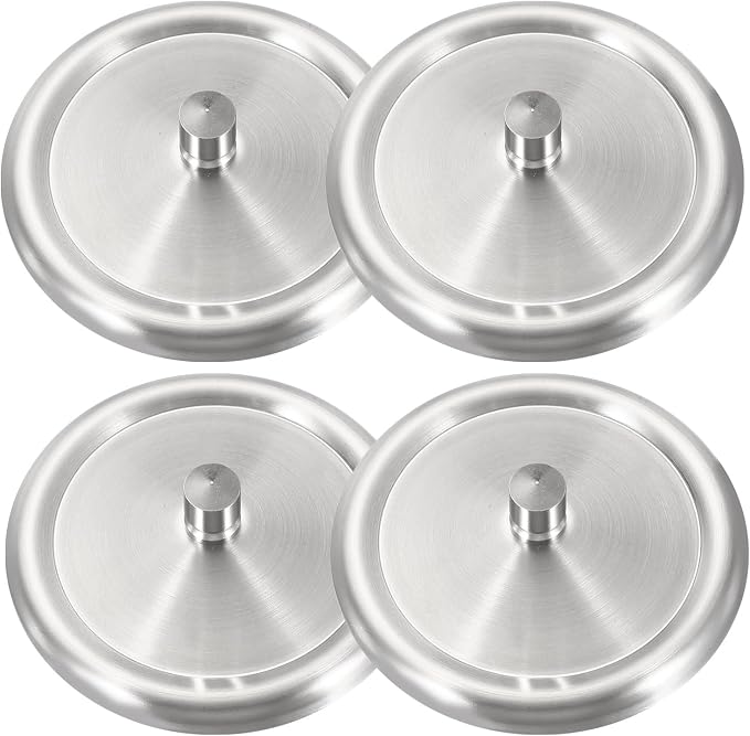 uxcell 4Pcs Stainless Steel Mug Cover by uxcell