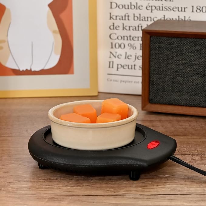 ASAWASA 2Pcs Candle Warmer Plate and Mug Warmer - Image 5
