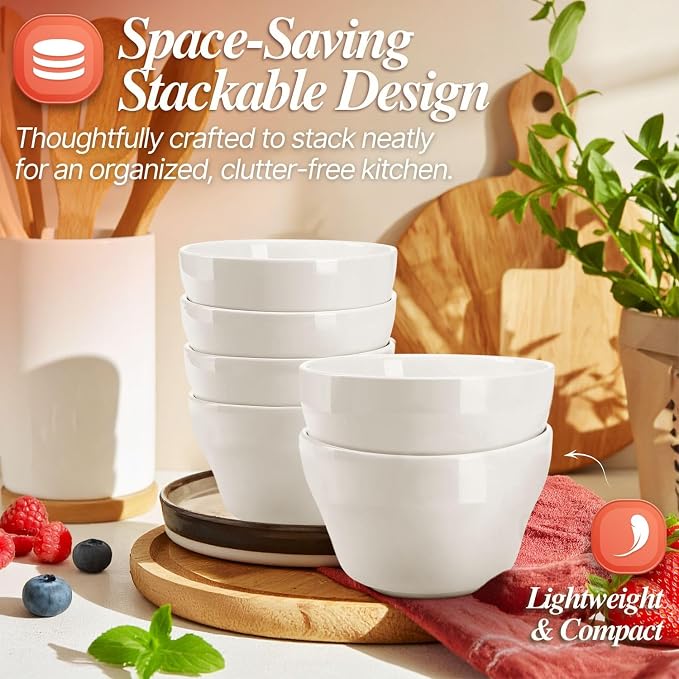 Flexzion Bouillon Cup and Soup Bowls 8 oz - Image 5