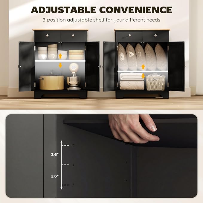 HOMCOM Sideboard Buffet Cabinet - Image 6