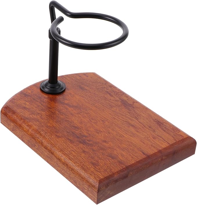 HOMSFOU 1pc Coffee Dripper Stand Adjustable Height Wood Filter Cup Rack by HOMSFOU