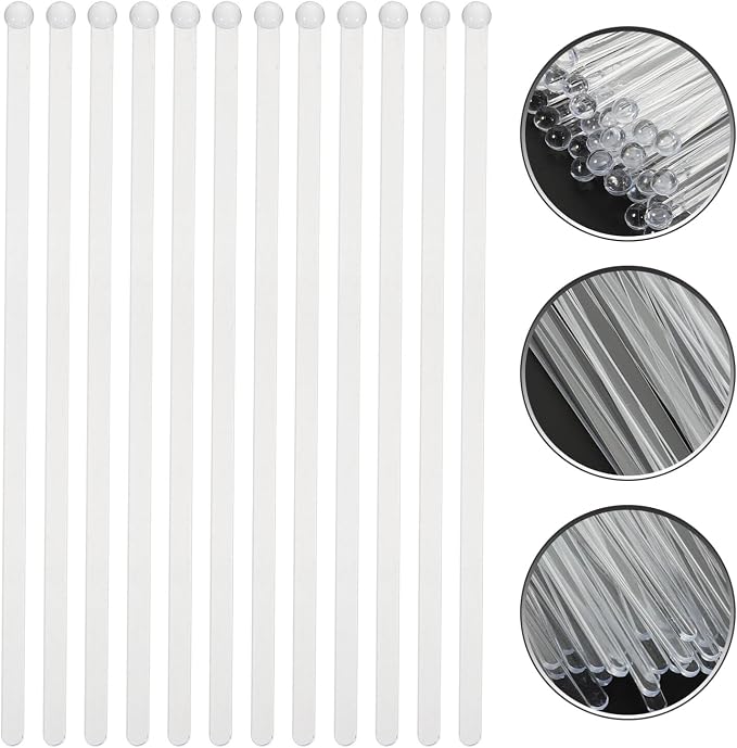 iplusmile 100pcs Disposable Tip Drink Stirring Sticks Cocktail Stirrers - Image 8