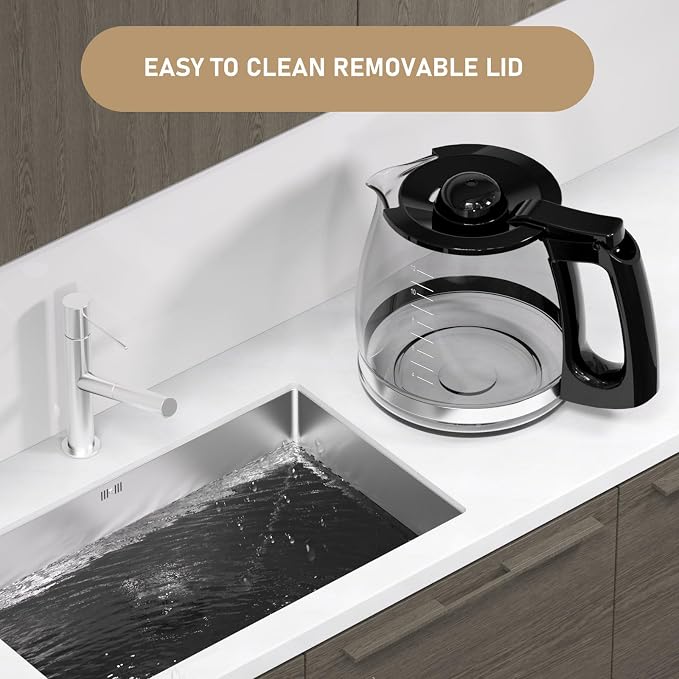 12-Cup Replacement Coffee Carafe Compatible - Image 7