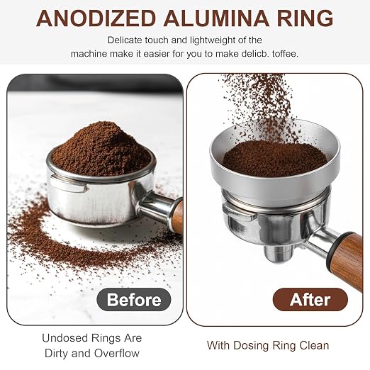 Thinp Espresso Funnel 54mm Dosing Funnel Magnetic Portafilter Funnel - Image 4