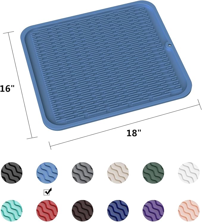 ZLR Heavy-Duty Silicone Dish Drying Mat - Image 6