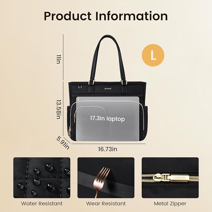 LOVEVOOK Tote Bag, Work Bags for Women - Image 5