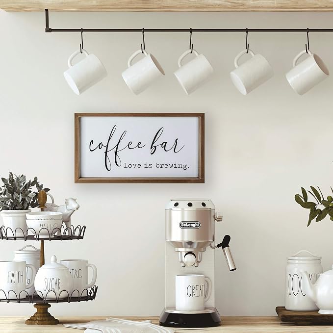 VILIGHT Farmhouse Coffee Bar Sign - Image 2