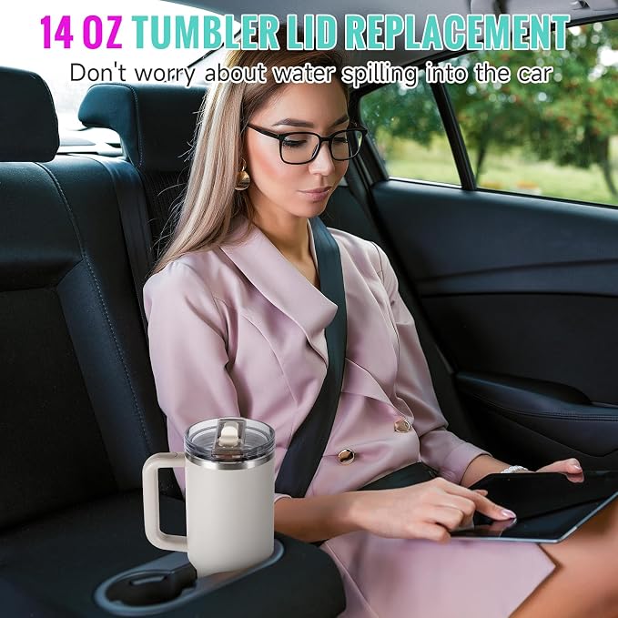 2 Pack Detachable Leakproof Lid Replacement - Image 7