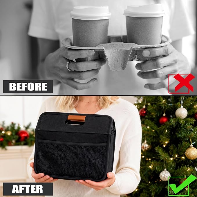 Foldable 6 Cup Drink Carrier - Image 5