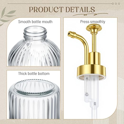 LemonRoad 4 Pcs Coffee Syrup Dispenser - Image 3