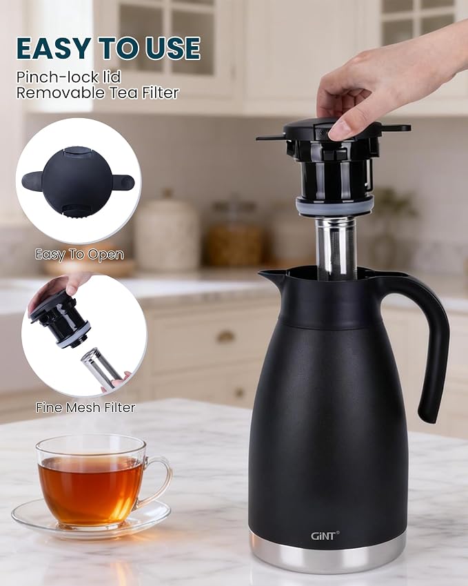 GiNT 74oz Thermal Coffee Carafe - Image 4