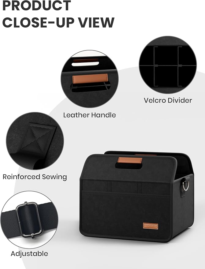 Fluxynara 6-Cup Reusable Felt Drink Carrier - Image 3