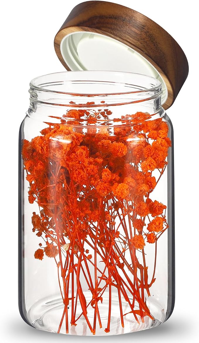 Glass Spice Jar Coffee Sugar Container Airtight Glass Jar Food Storage - Image 2
