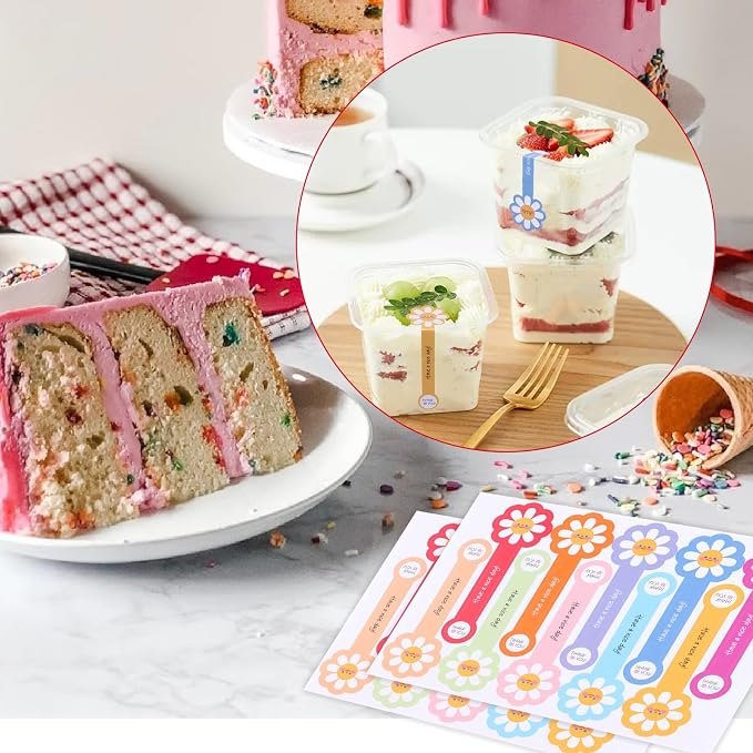 Beyonday 300pcs Handmade Lollipop Baking Stickers - Image 4