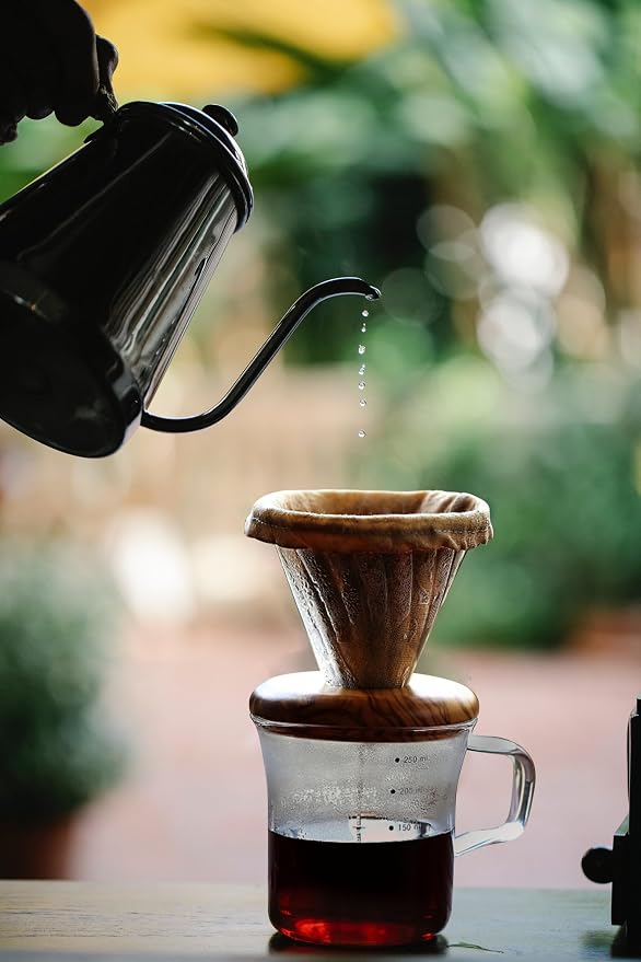 ATHIA Glass Pour Over Coffee Dripper Set, Glass Cone Dripper, Reusable Cloth - Image 7