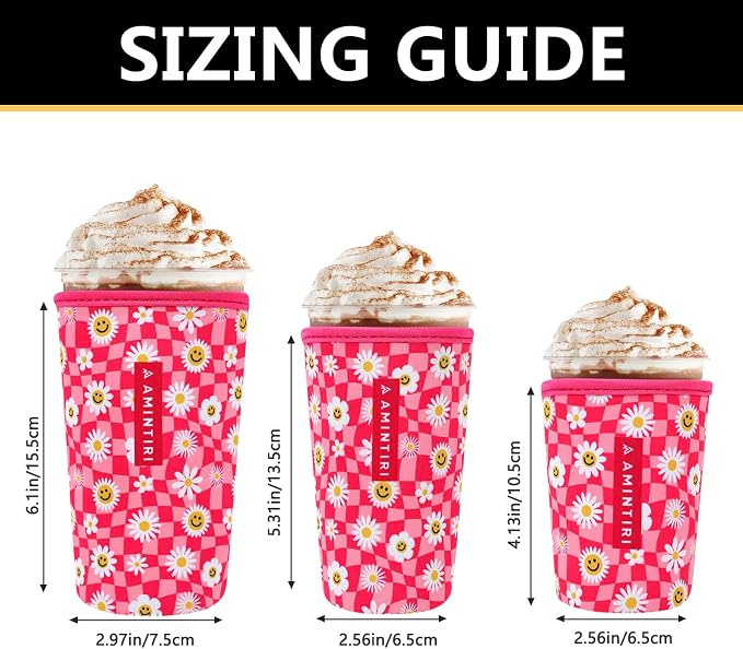 3 Pack Reusable Neoprene Sleeve - Image 3