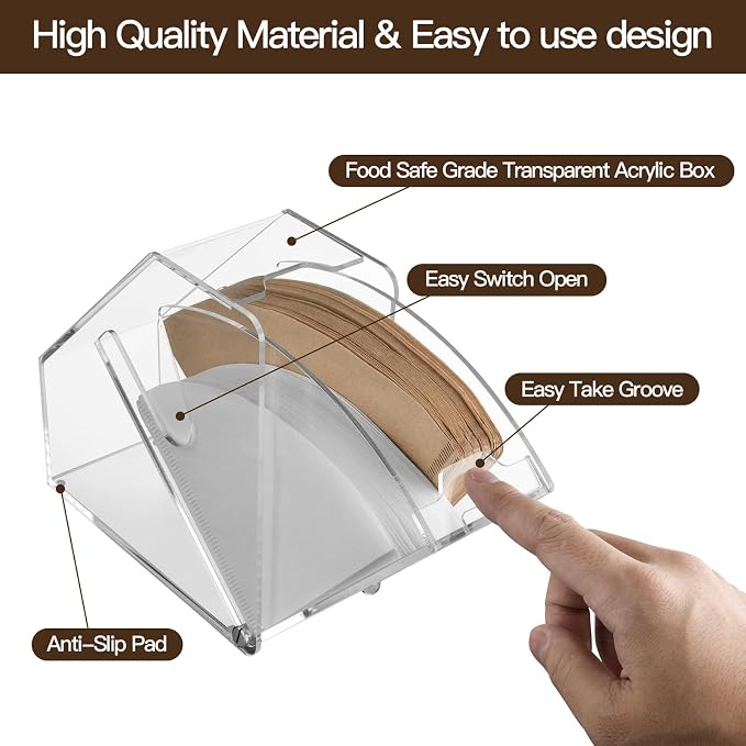Coffee Filter Holder With Lid - Image 5