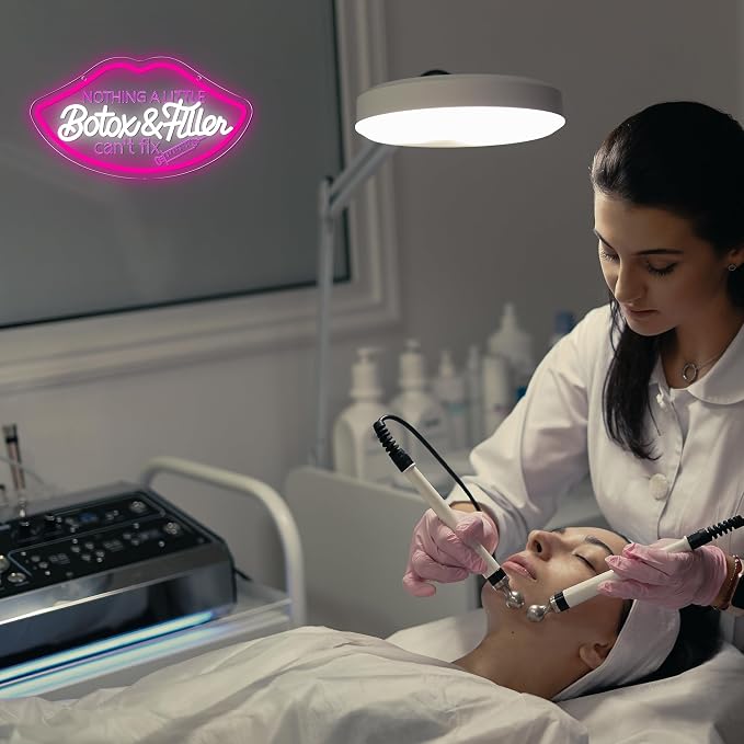 Nothing A Little Botox Filler Can'T Fix Neon Sign, Beauty Care Neon Light USB - Image 3