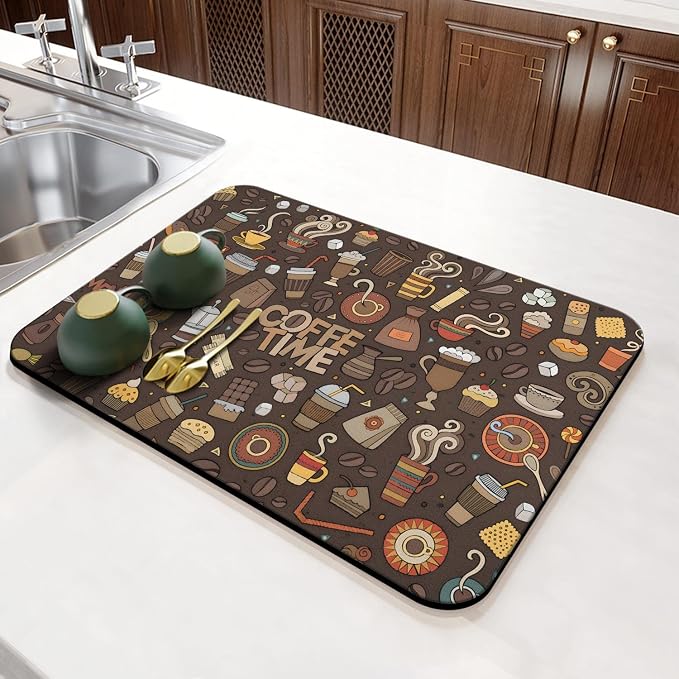 Fun Coffee Mat 23inx15in, Coffee Bar - Image 4