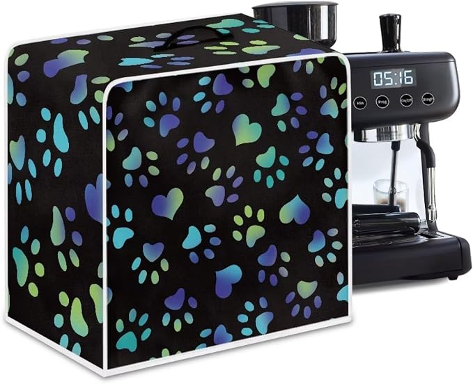 Blue Dog Paw Coffee Machine Covers Removable Covers - Image 2
