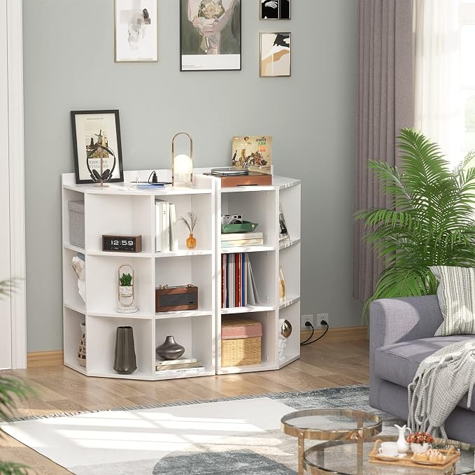 Aheaplus Corner Cabinet, Corners Cube Toy Storage - Image 2