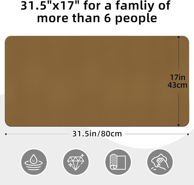 LOPNUR Kitchen Dish Drying Mat, 31.5"x17" Dish Drying Mats - Image 4