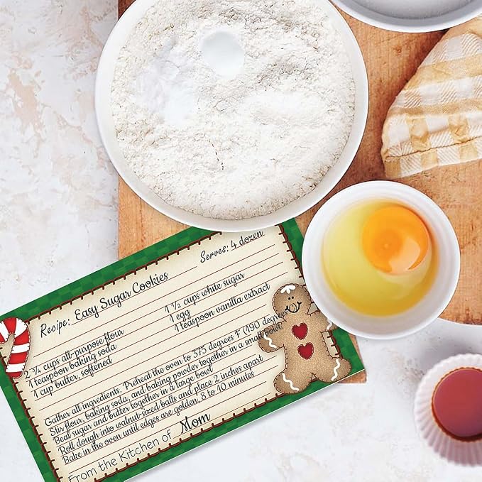 Current Gingerbread Man Recipe Cards - Image 3
