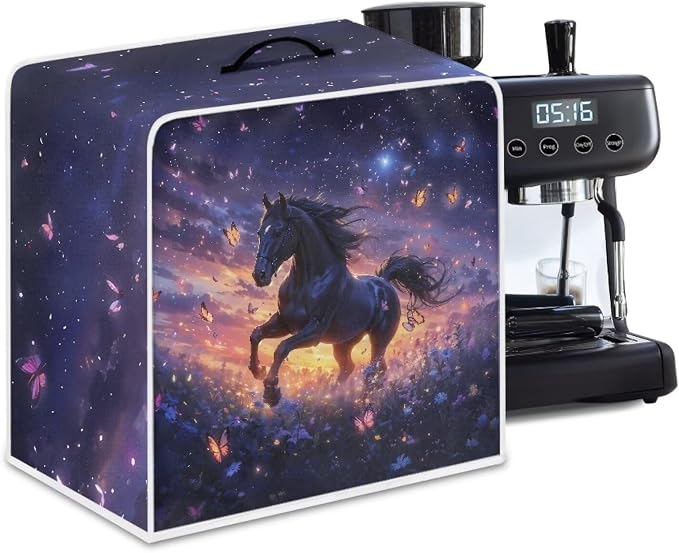 Horse Design Coffee Machine Covers by Kathyboom