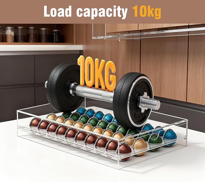 Jumyee Acrylic Coffee Pod Holder Storage Drawer, Pod Holder - Image 7