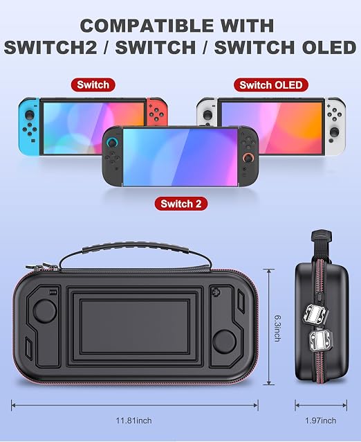 Kawaye Switch 2 Case for Switch Game Compatible - Image 2
