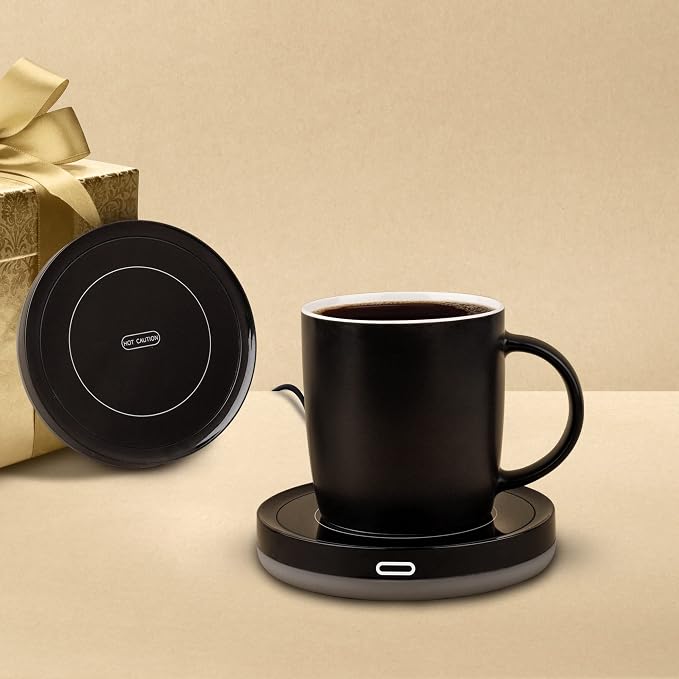 BESTINNKITS Smart Coffee Cup Warmer Set, Auto On/Off Gravity-induction Mug - Image 6