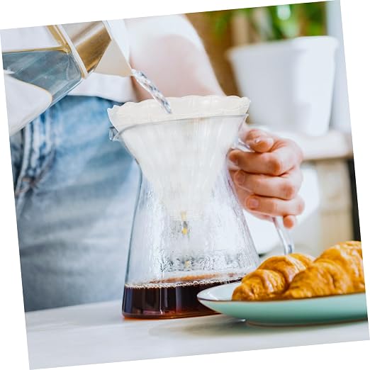 LALAFINA 2pcs Espresso Accessory Glass Dripper Funnel Filters Dripper Filter - Image 3
