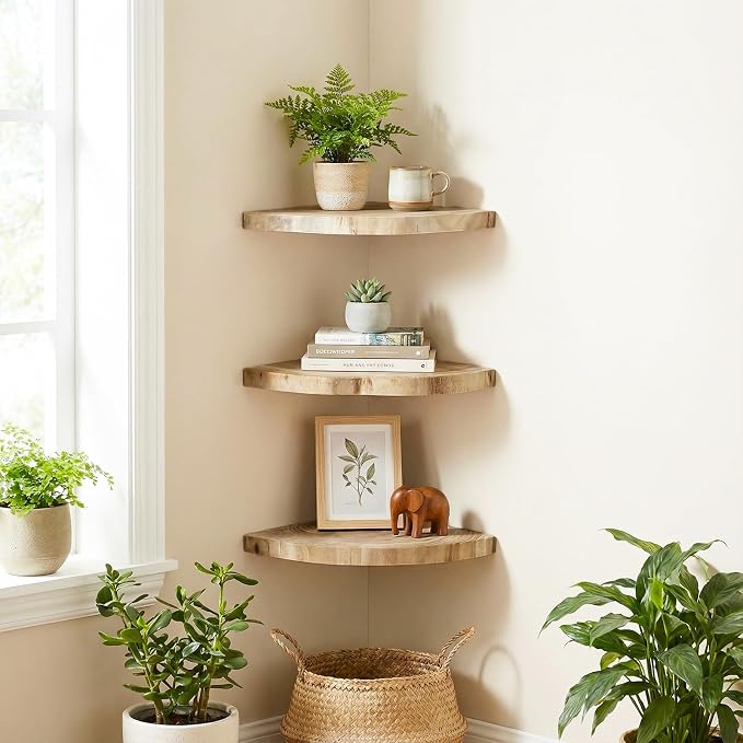 3 Pcs Small Corner Floating Shelves - Image 7