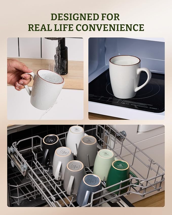 famiware Venus Coffee Mugs for 4, 13 oz Mug Set, Dringking Cup - Image 5