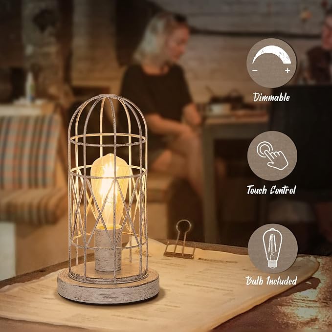 Small Table Lamp, Touch Control Table Lamp - Image 4