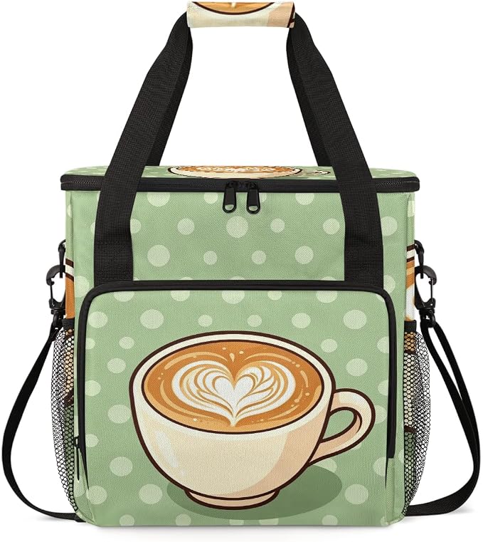 Coffee Maker Carrying Bag With Shoulder Strap Single Coffee Machine Bag Travel by Unknown