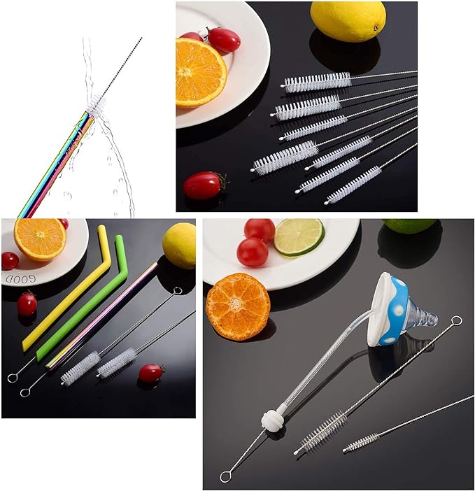 Long Straw Brush Cleaner, Flexible Nylon Tube Cleaning Brushes - Image 3