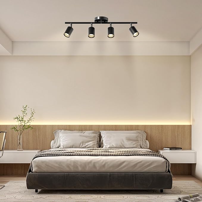 LED 6 Light Track Lighting Kit, 3 Color Adjustable Ceiling Spot Lighting - Image 7