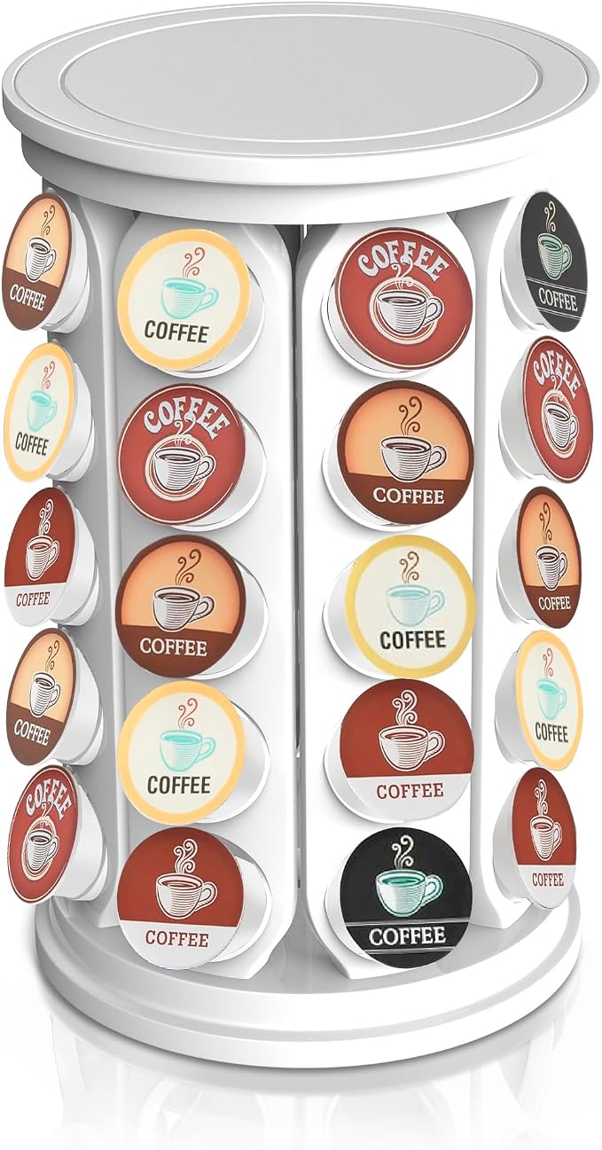 CEHNCEH K Cup Holder: Coffee Pod Carousel Organizer, Compatible by CEHNCEH