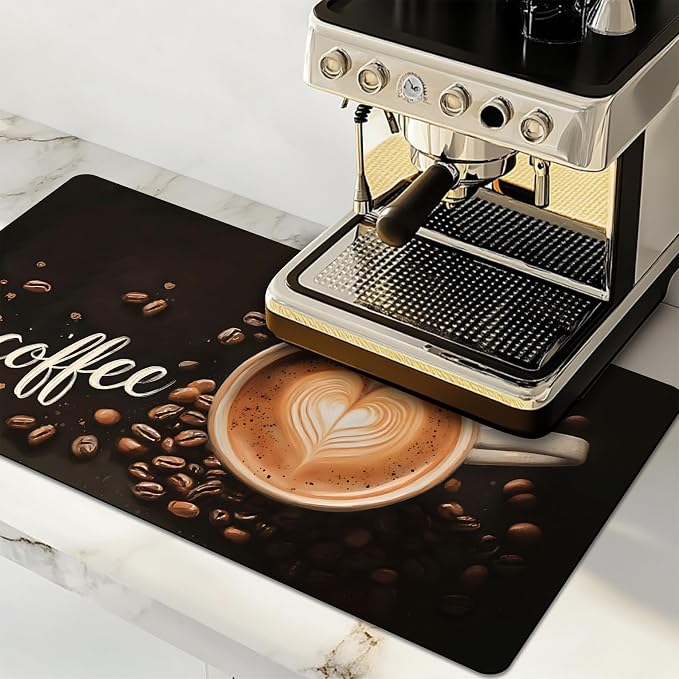 Dish Drying Mat Large Coffee Mat Absorbent Drying Mat by GIVEYOUTHEBEST