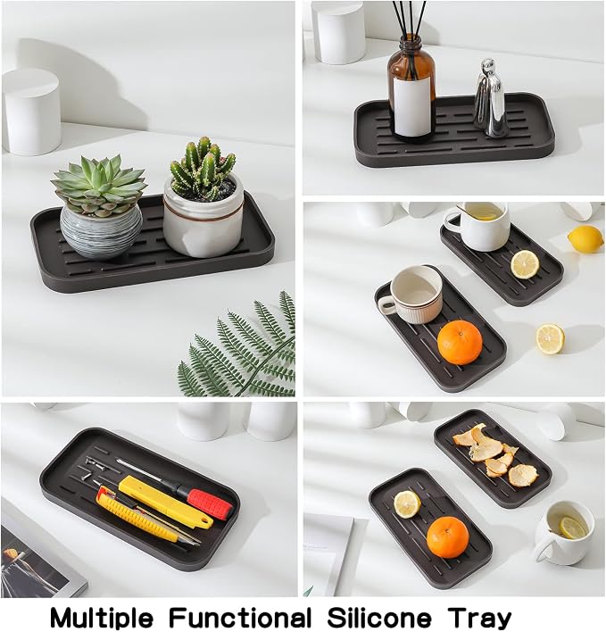 MicoYang Silicone Kitchen Sink Organizer Tray - Image 5