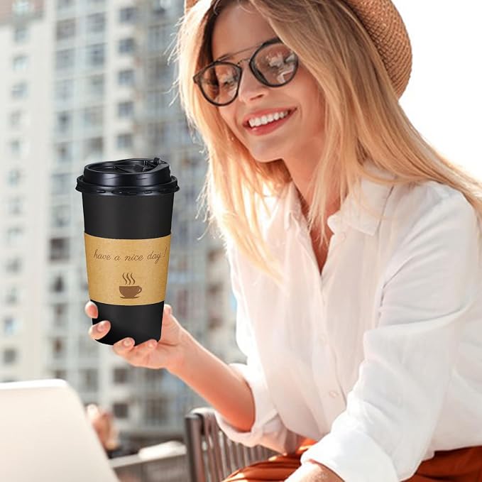 Lamosi 20 oz Disposable Coffee Cups - Image 4