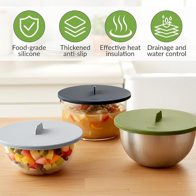 3 PCS Silicone Cup Covers for Mugs, Reusable Silicone Coffee Cup Lid - Image 4