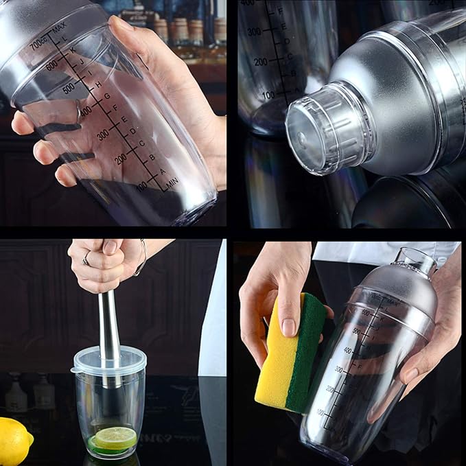 1Pc Plastic Cocktail Shaker - Image 4