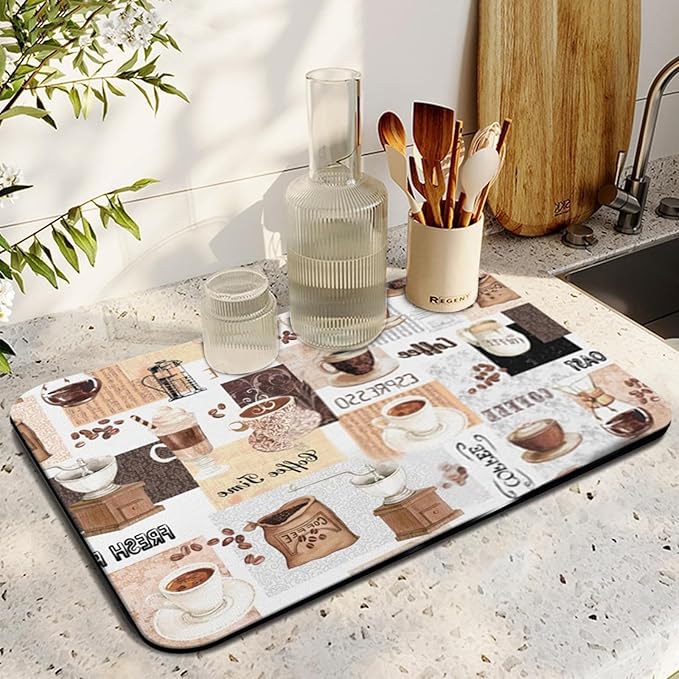 Coffee Mat Bar, Coffee Matt for Counter Mat Bar Mats for Countertop Accessories - Image 5