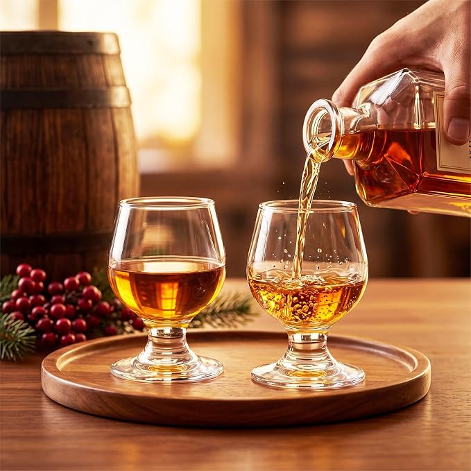 Qunclay 72 Pcs Shot Glasses Cute Cognac Snifter Small Brandy Snifter - Image 4