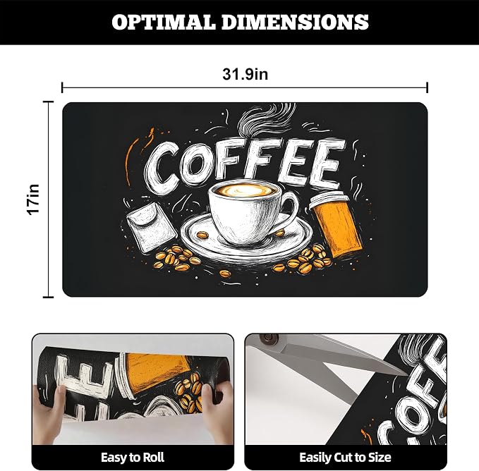 Dish Drying Mat Large Coffee Mat Absorbent Drying Mat - Image 7